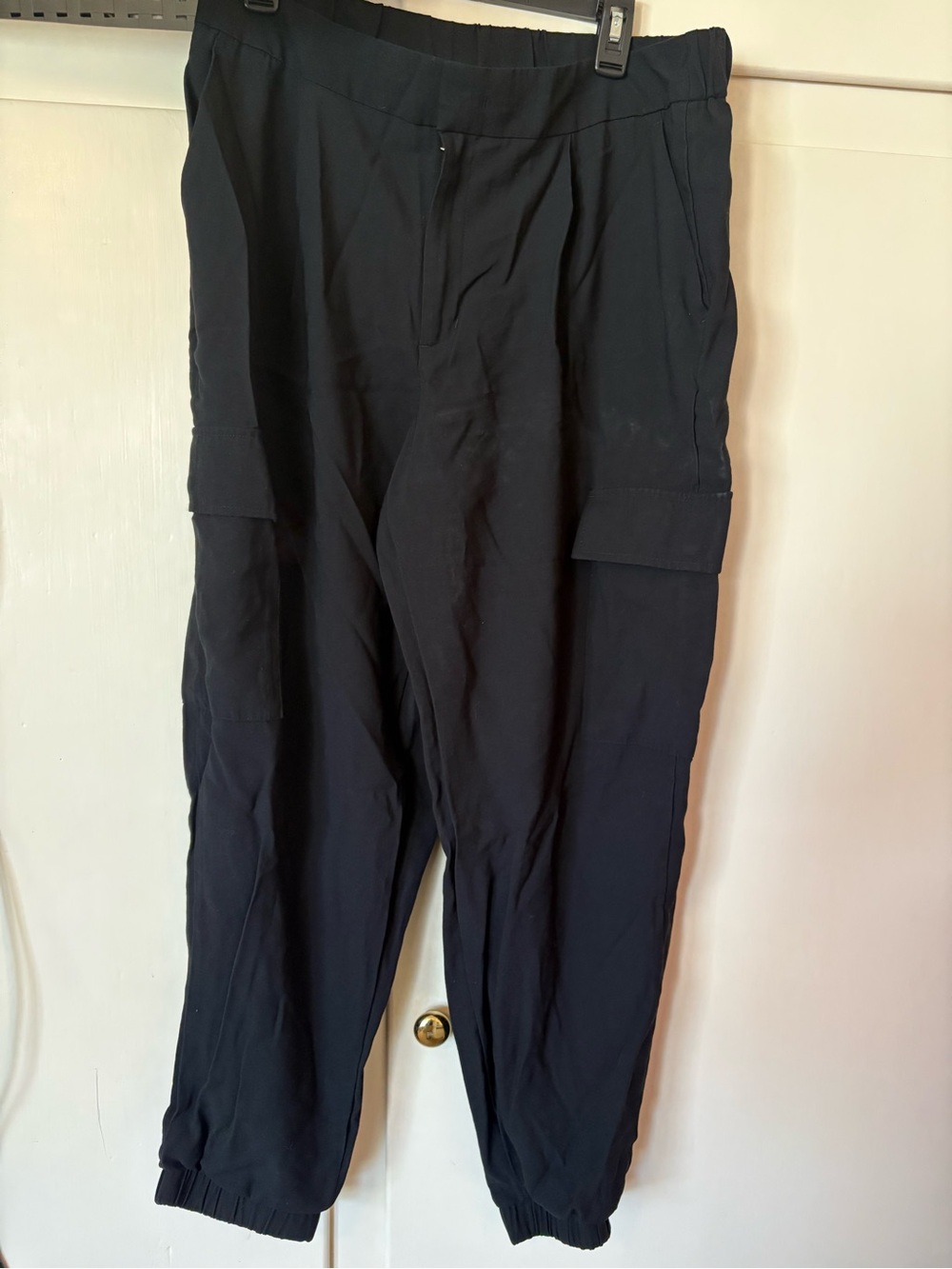 Women’s Black Cargo Jogger Pants